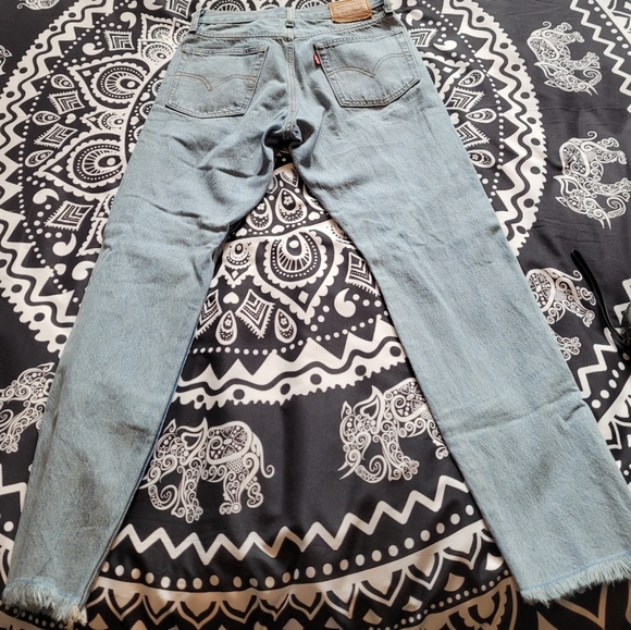 Wedgie levis distressed jeans - Picture 3 of 8